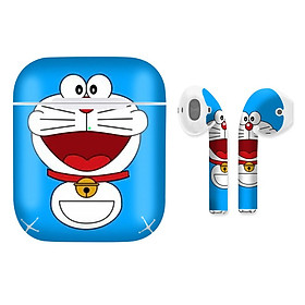 Mua Miếng dán skin chống bẩn cho tai nghe AirPods in hình Doremon - Dor016 (bản không dây 1 và 2)