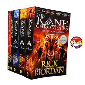 Sách - The Kane Chronicles 5 Book Set by Rick Riordan | Fantasy / Mythology / Trọn bộ series 5 cuốn