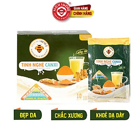 Tinh Nghệ Canxi Honimore (160g) 3 trong 1 - 10 gói Thơm ngon, dễ uống
