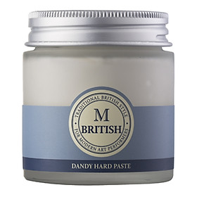 Sáp vuốt tóc cao cấp BRITISH M Dandy Hard Paste 100gr