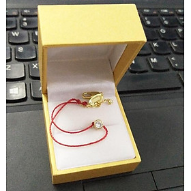 Vòng tay chỉ đỏ kim vàng s925 - kèm hộp nhung cao cấp sang trọng