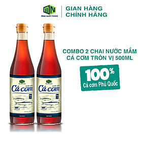 COMBO 2  Chai Nước Mắm Phú Quốc Cá Cơm Tròn Vị 500ML - Minh Nam Foods