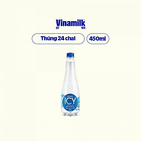 Nước Uống Đóng Chai Vinamilk Icy Premium - Thùng 24 chai 450ml