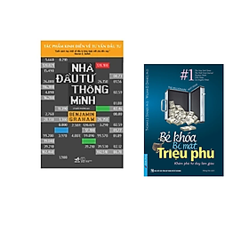 Hình ảnh Combo sách về Kinh Doanh: Bẻ Khóa Bí Mật Triệu Phú +Nhà Đầu Tư Thông Minh /Tặng Bookmark  