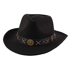 Western Cowgirl Hat Versatile Wide Brim Casual Cowboy Hat for Travel Adults Party