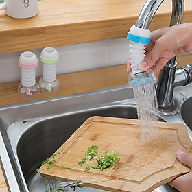 Mua Đầu Vòi Nước Mở Rộng Tiết Kiệm Nước Màu Ngẫu Nhiên (Tặng 1 Móc Khóa Dây Da Pu Đính Đá Lấp Lánh Màu Ngẫu Nhiên)