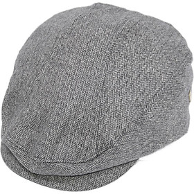 Nón beret nam thiết kế mỏ vịt dành cho người trung nhiên, không thêu họa tiết, dễ dàng tăng giảm size như ý - Vải mềm - Xám