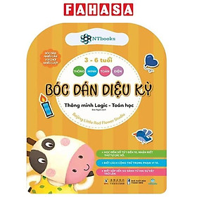 Sách - Thông Minh Toàn Diện - Bóc Dán Diệu Kỳ - Thông Minh Logic - Toán Học (0-3 Tuổi)