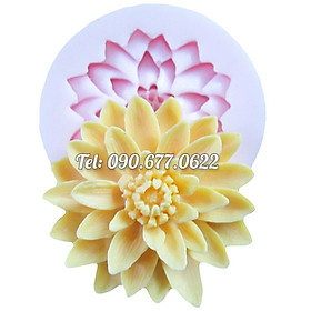 Mua Khuôn silicone làm rau câu hoa cúc cánh dài nhiều tầng - Mã số 1209