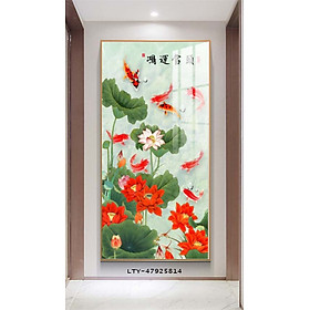 Mua Tranh Đứng Tráng Gương-Tranh Treo Tường Phong Thủy