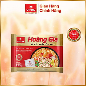 Thùng 18 Mì Lẩu Thái Tôm Thịt  HOÀNG GIA VIFON (130gr / Gói)