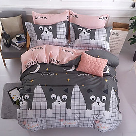 Bộ chăn ga gối Cotton cao cấp 1m6x2m TFQ213