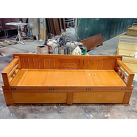 Mua Giường gấp giường sofa giường thông minh gỗ tự nhiên cao 33cm