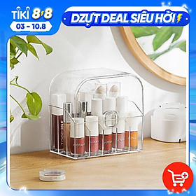 Mua Hộp Đựng Mỹ Phẩm - Son Môi Trong Suốt Để Bàn 15 Ngăn