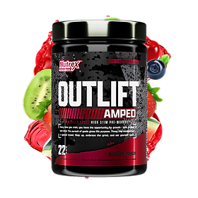 Nutrex Outlift AMPED Pre Workout, 22 Servings | Bột Tăng Sức Mạnh, Tập Trung, Tăng Sức Bền Tập Luyện