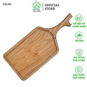 Mua Khay Gỗ Sồi Tay Cầm Sừng Hươu HAHANCO Chắc Bền Vân Đẹp  CTL555 