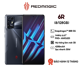 Mua  GAMING PHONE  Điện thoại Redmagic 6R 8/128GB- Hỗ trợ Tiếng Việt | Chơi Game cực đỉnh | Snapdragon 888 5G | Màn hình AMOLED 6.67  |Pin 4200 mAh | Sạc nhanh 30W - Hàng Chính Hãng