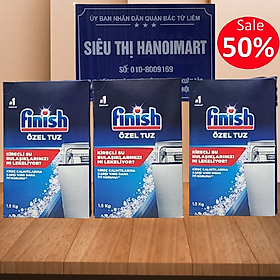 Combo 3 hộp muối rửa bát finish 1,5kg (3x1.5=4.5kg)