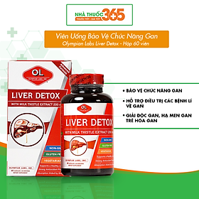 Viên Uống Olympian Labs Liver Detox Bảo Vệ Chức Năng Gan - Hộp 60 Viên