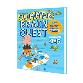 Hình ảnh Sách summer brain quest 4&5 phát triển tư duy iq cho bé - in màu ( tiếng anh, 9 - 10 tuổi )