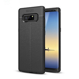 Ốp Lưng cao cấp Auto Focus Vân da cho điện thoại SAMSUNG: Note 8/ Note 9 (Màu Đen) - Hàng nhập khẩu