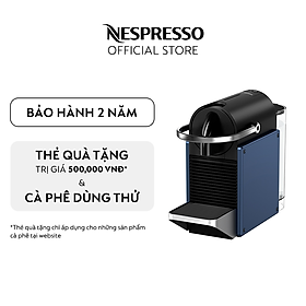 Máy pha cà phê Nespresso Pixie Xanh Dương Đậm - Hàng chính hãng
