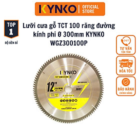 Mua LƯỠI CƯA GỖ TCT 100 RĂNG đường kính phi Ø 300mm KYNKO WGZ300100P