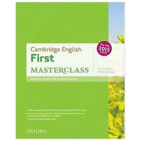 Ảnh bìa Cambridge English: First Masterclass: Student's Book and Online Practice Pack