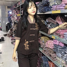 Đồ Lam Đi Chùa # Mẫu La Hán Phối# Quần Áo Nữ #Đồ Bộ