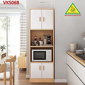 Tủ để đồ nhà bếp nhiều ngăn VKS06B - Nội thất lắp ráp Viendong Adv