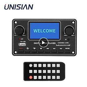 UNISIAN LCD MP3 Player Module 28*64 Display Bluetooth Digital Audio Decoder Board TDM157 USB SD BT FM for Car Home Amplifier