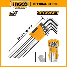 Mua Bộ 9 chìa lục giác đầu bằng INGCO HHK11092