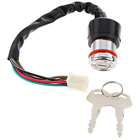 New 6 Wire ATV Ignition Switch+Key Set for for for Suzuki GN 125 Scooter