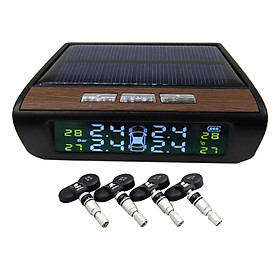 Solar 4x Sensors  Digital LCD  Tire Pressure Monitoring System