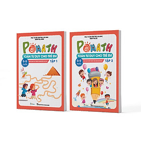 Combo POMath - Toán tư duy cho trẻ em 8 - 9 tuổi - TKBooks 