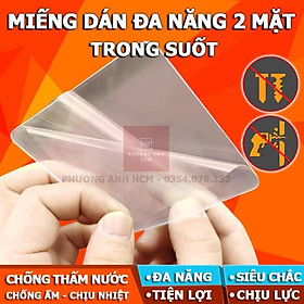 Miếng Dán Tường 2 Mặt - Dán Tranh Ảnh, Dán Dự Phòng Cho Giá Móc Treo Đồ, Kệ Nhà Tắm, Kệ Remote