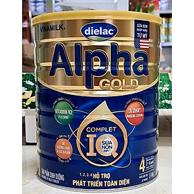 HỘP SỮA BỘT VINAMILK DIELAC ALPHA GOLD IQ 4 ̣(1,5KG) (CHO TRẺ TỪ 2- 6 TUỔI)