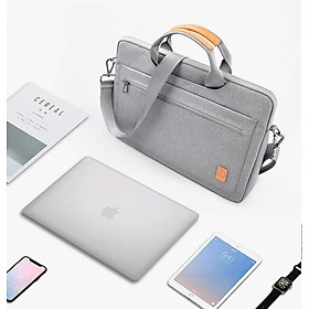 Túi Đựng Laptop Wiwu Pioneer Shoulder 14 Inch Dành Cho Laptop, Ultrabook Chất Liệu Vải Cao Cấp, Chống Thấm, Chống Sốc - Hàng Chính Hãng