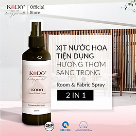 Kodo Room & Fabric Spray 2in1 - Xịt Hương Thơm Nước Hoa Tiện Dụng Khử Mùi Phòng, Quần Áo, Xe Hơi