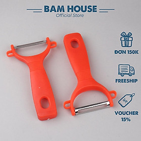 Hình ảnh Dao bào đa năng inox Bam House cán nhựa đỏ siêu bén cao cấp BD03 - Gia dụng bếp