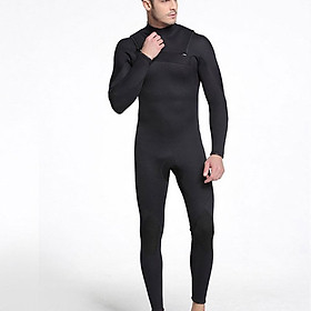 Men's One-Piece Long-Sleeved Wetsuit 3MM Neoprene Thick Snorkeling Surf Diving Jellyfish Suit