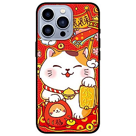 Ốp lưng dành cho Iphone 13 Mini - Iphone 13 - Iphone 13 Pro -  Iphone 13 Pro Max - Mèo Thần Tài