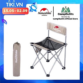 Ghế cắm trại Naturehike campoutvn du lịch dã ngoại câu cá xếp gấp gọn mini chịu tải 70kg A213