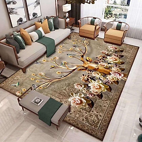 Thảm Trải Sàn - Thảm Trang Trí Phòng Khách, Phòng Bếp, Phòng Ngủ Cao Cấp (size 1m6 x 2m3 và 2mx3m)