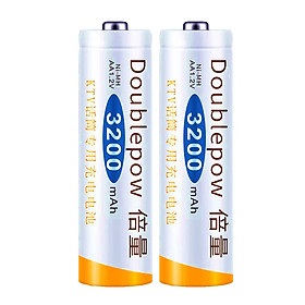 Mua Pin tiểu sạc AA DoublePow 3200mah pin chuyên dụng Micro Karaoke dung lượng thực - Hàng Chính Hãng