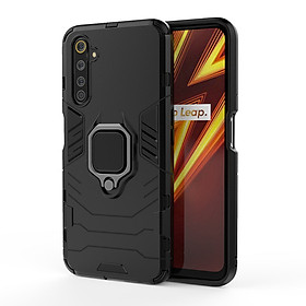 Ốp lưng cho Realme 6 Pro iRON - MAN IRING Nhựa PC cứng viền dẻo chống sốc