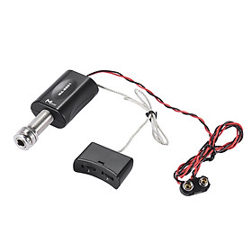High Quality Endpin Jack Style Piezo Pickup Pick-up Preamp System with Volume Tone Control for Acoustic Guitar