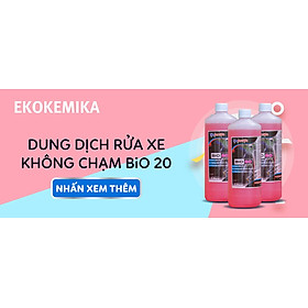 NƯỚC RỬA Ô TÔ KHÔNG CHẠM EKOKEMIKA ITALY BIO 20-1L