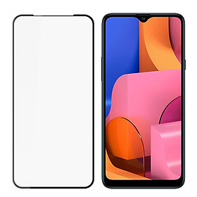Cường lực Viền Mỏng Dành Cho Samsung Galaxy A20s KHÔNG LẤN MÀN- Handtown- Hàng chính hãng