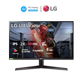 Màn hình máy tính LG UltraGear 27'' IPS QHD 144Hz 1ms (GtG) NVIDIA G-SYNC Compatible HDR 27GN800-B - Hàng Chính Hãng